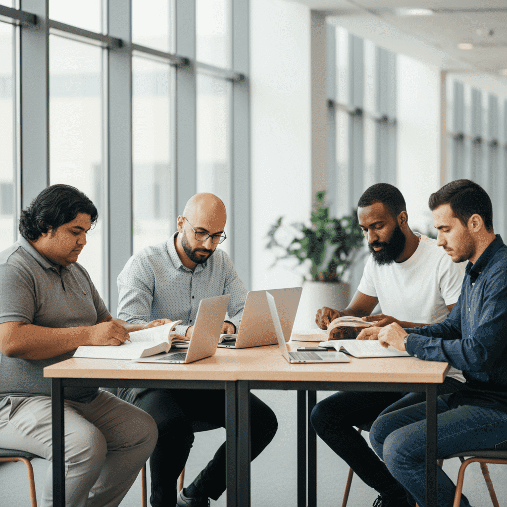  Students studying online through digital platforms in the UAE 